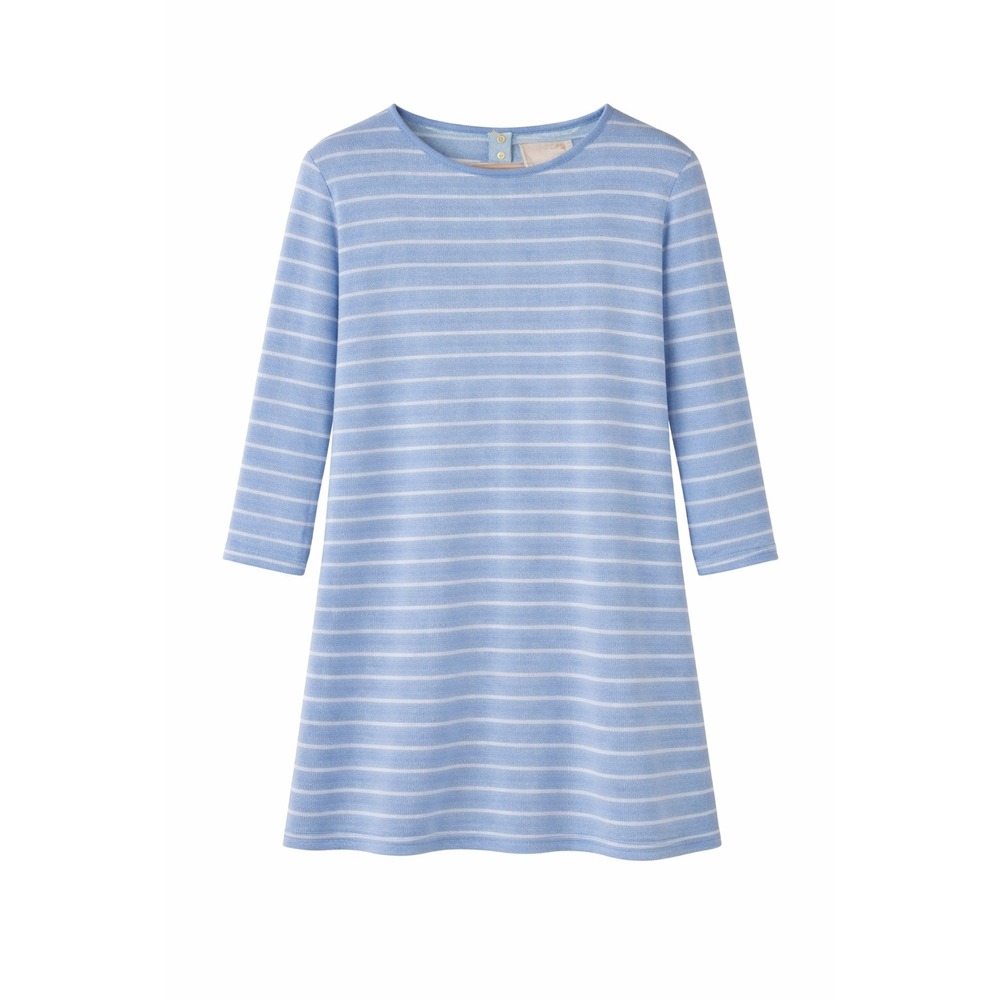 STS Sail to Sable Womens Blue Stripe Knit Dress Medium Preppy Coastal Chic